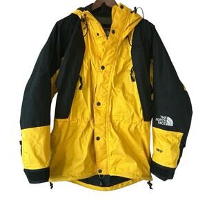 Vtg 1997 The North Face Mountain Light Summit Gold Gore Tex Jacket Small Yellow